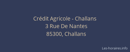Crédit Agricole - Challans