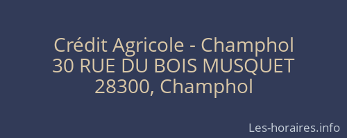 Crédit Agricole - Champhol