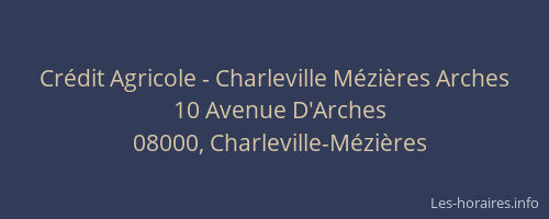 Crédit Agricole - Charleville Mézières Arches