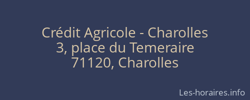 Crédit Agricole - Charolles