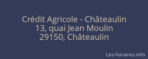 Crédit Agricole - Châteaulin