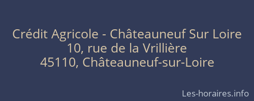 Crédit Agricole - Châteauneuf Sur Loire