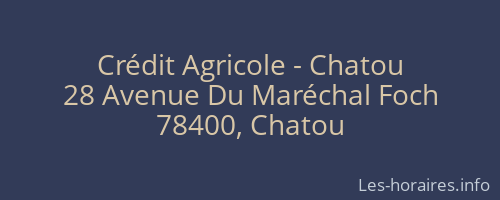 Crédit Agricole - Chatou