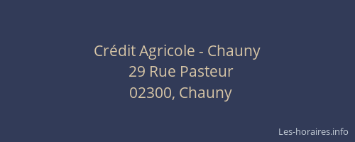 Crédit Agricole - Chauny