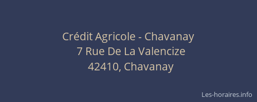Crédit Agricole - Chavanay