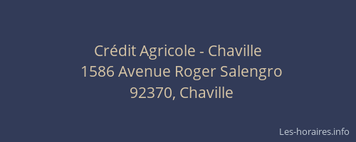 Crédit Agricole - Chaville
