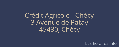 Crédit Agricole - Chécy