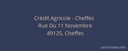 Crédit Agricole - Cheffes