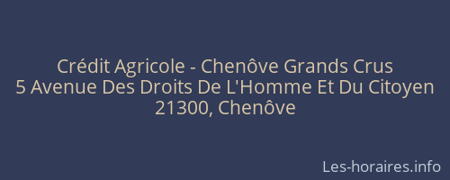 Crédit Agricole - Chenôve Grands Crus