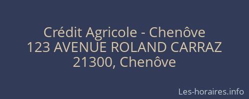 Crédit Agricole - Chenôve