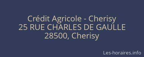 Crédit Agricole - Cherisy