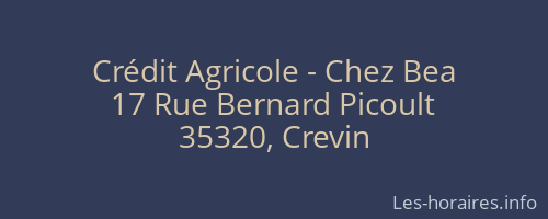 Crédit Agricole - Chez Bea