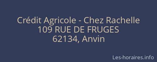 Crédit Agricole - Chez Rachelle