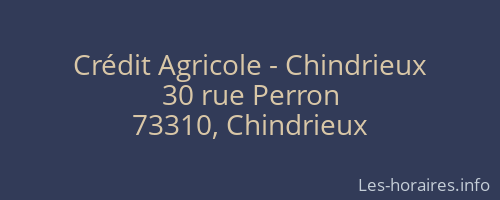 Crédit Agricole - Chindrieux