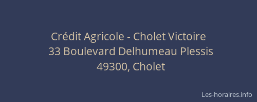 Crédit Agricole - Cholet Victoire