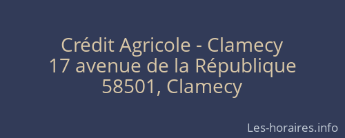 Crédit Agricole - Clamecy