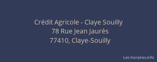 Crédit Agricole - Claye Souilly