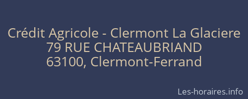 Crédit Agricole - Clermont La Glaciere