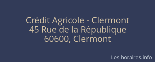 Crédit Agricole - Clermont