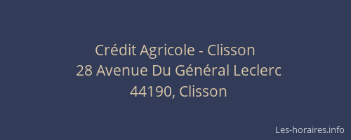 Crédit Agricole - Clisson