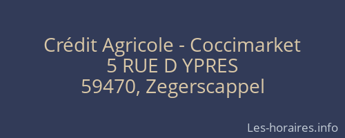 Crédit Agricole - Coccimarket