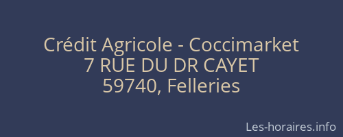 Crédit Agricole - Coccimarket