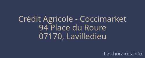 Crédit Agricole - Coccimarket
