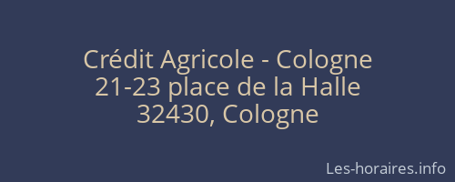Crédit Agricole - Cologne