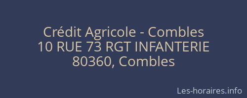 Crédit Agricole - Combles