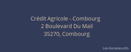 Crédit Agricole - Combourg