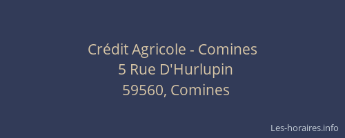 Crédit Agricole - Comines