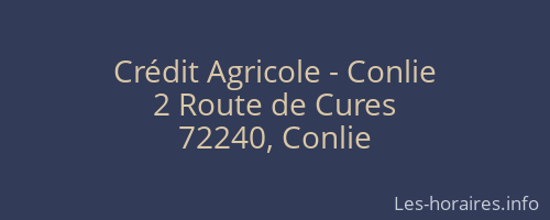 Crédit Agricole - Conlie