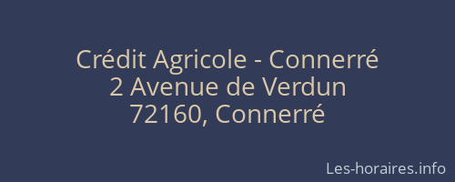 Crédit Agricole - Connerré