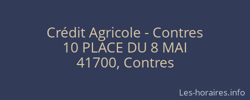 Crédit Agricole - Contres