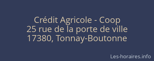 Crédit Agricole - Coop