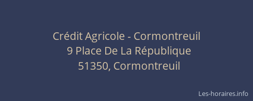 Crédit Agricole - Cormontreuil