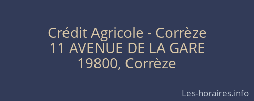 Crédit Agricole - Corrèze