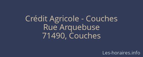 Crédit Agricole - Couches