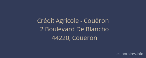Crédit Agricole - Couëron