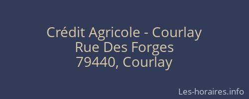 Crédit Agricole - Courlay