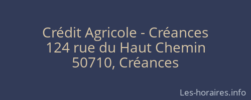 Crédit Agricole - Créances