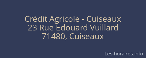 Crédit Agricole - Cuiseaux
