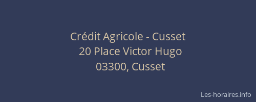 Crédit Agricole - Cusset
