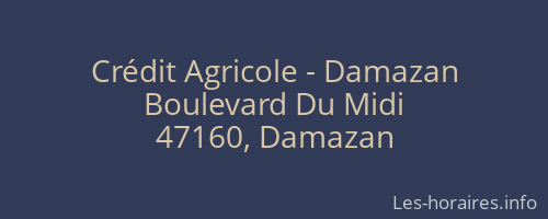 Crédit Agricole - Damazan