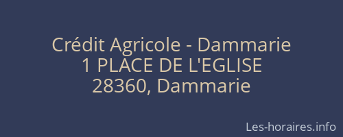 Crédit Agricole - Dammarie