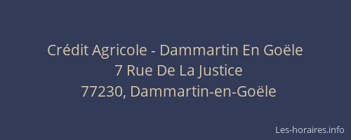 Crédit Agricole - Dammartin En Goële