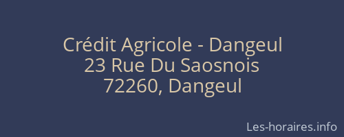 Crédit Agricole - Dangeul