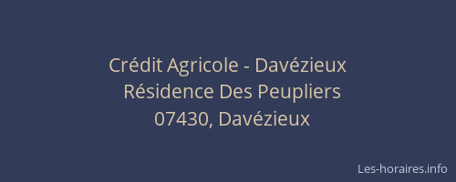 Crédit Agricole - Davézieux