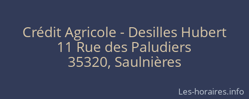 Crédit Agricole - Desilles Hubert