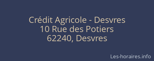 Crédit Agricole - Desvres